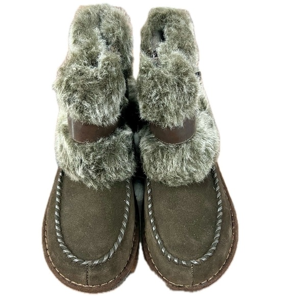 Bass Durango Brown Suede Booties - Size 7 - Picture 3 of 12